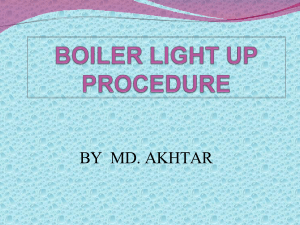 boiler light up procedure
