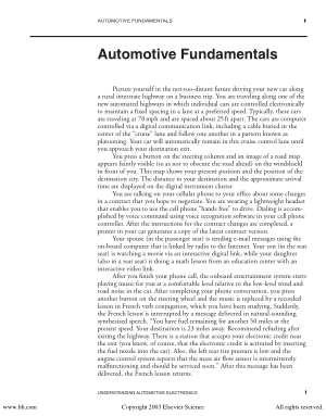 automotive fundamentals