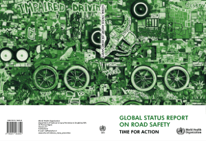 Global Status Report on Road Safety Time for Action