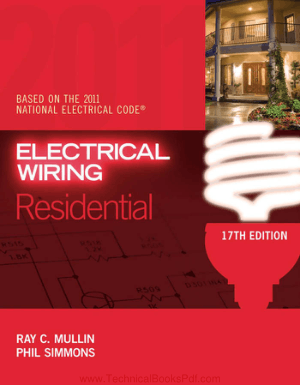 Electrical Wiring Residential 17th Eidtion By Ray C Mullin and Phil Smimmons