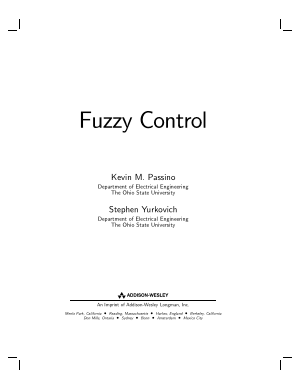 Fuzzy Control Kevin M. Passino