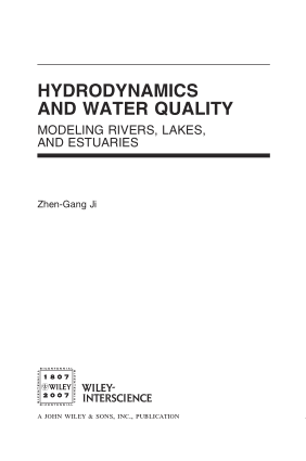 Hydrodynamics and Water Quality2008