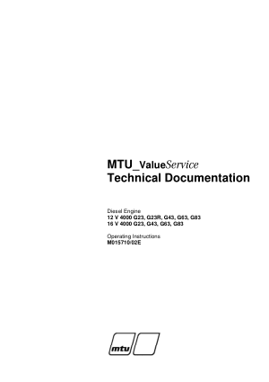 MTU Value Service Technical Documentation