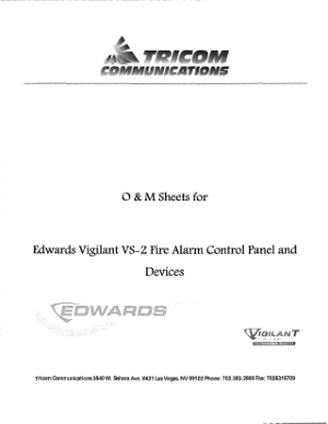 Edwards Vigilant VS-2 Fire Alarm Control Panel and Devices
