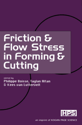 Friction and flow stress in forming and cutting