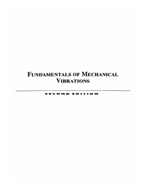 Fundementals of mechanical vibration 2nd edition mcgraw hill