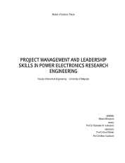 project management and leadership skills in power electronics