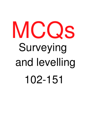 Surveying and levelling 102-151