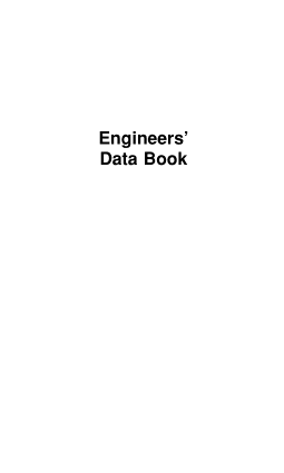 Engineers Data Book Fourth Edition Clifford Matthews