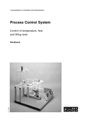 Process Control System Control of temperature flow and filling level