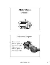 Tutorial Motor Basics Lecture