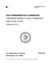 Doe fundamentals handbook thermodynamics heat transfer and fluid flow volume2