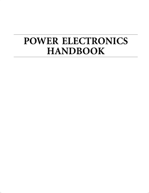 Power Electronics Handbook Academic Press