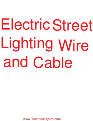 Electric Street Lighting Wire and Cable
