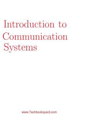 Introduction to Communication Systems By Upamanyu Madhow University of California Santa Barbara