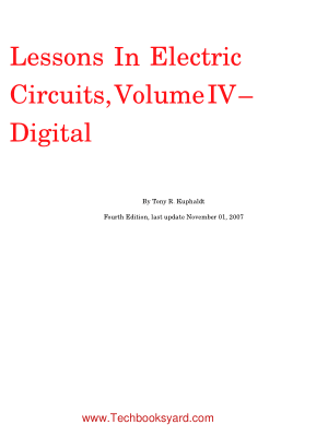 Lessons In Electric Circuits Volume 4 Digital By Tony R Kuphaldt