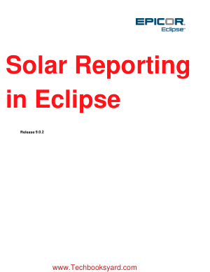 Solar Reporting in Eclipse