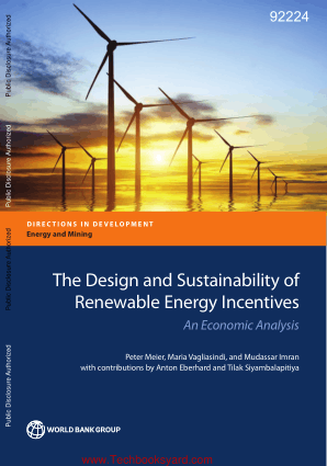 The Design and Sustainability of Renewable Energy Incentives