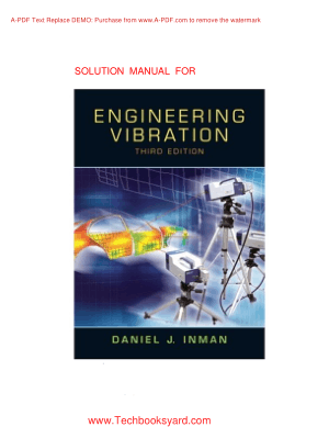 Solution Manual Engineering Vibration 3rd Edition By Daniel J Inman