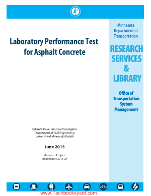 Laboratory Performance Test for Asphalt Concrete by Eshan V Dave