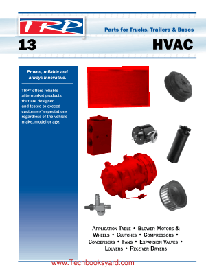 Parts for Trucks Trailers and Buses HVAC