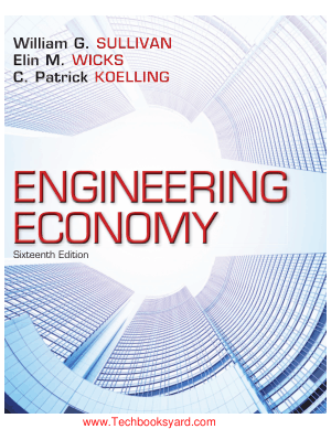Engineering Economy 16th Edition by William G. Sullivan and Elin M. Wicks